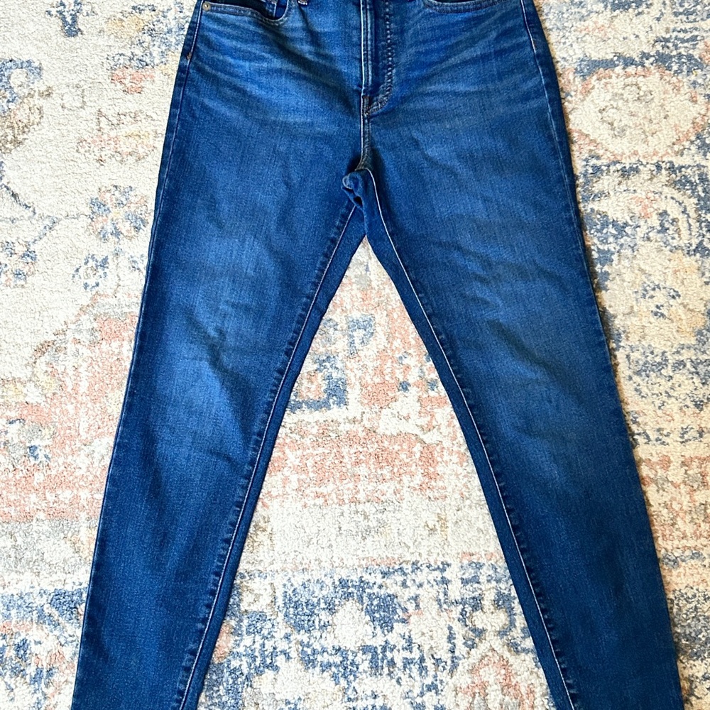 Everlane Women's curvy High Rise skinny Jeans - Dark Blue
